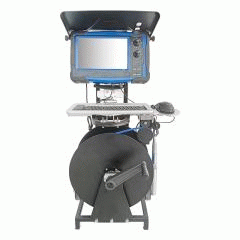Deep water well inspection with 32mm camera head