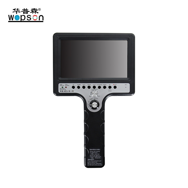 B2 WOPSON Remote control USB Conduit drain camera with self leveling camera