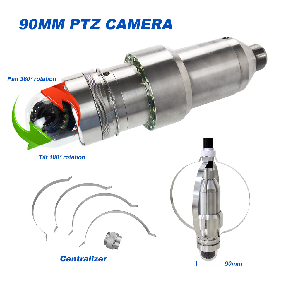 SJ Industrial Deep well inspection Camera with humanized design for efficient operation in sewer, drain and pipes