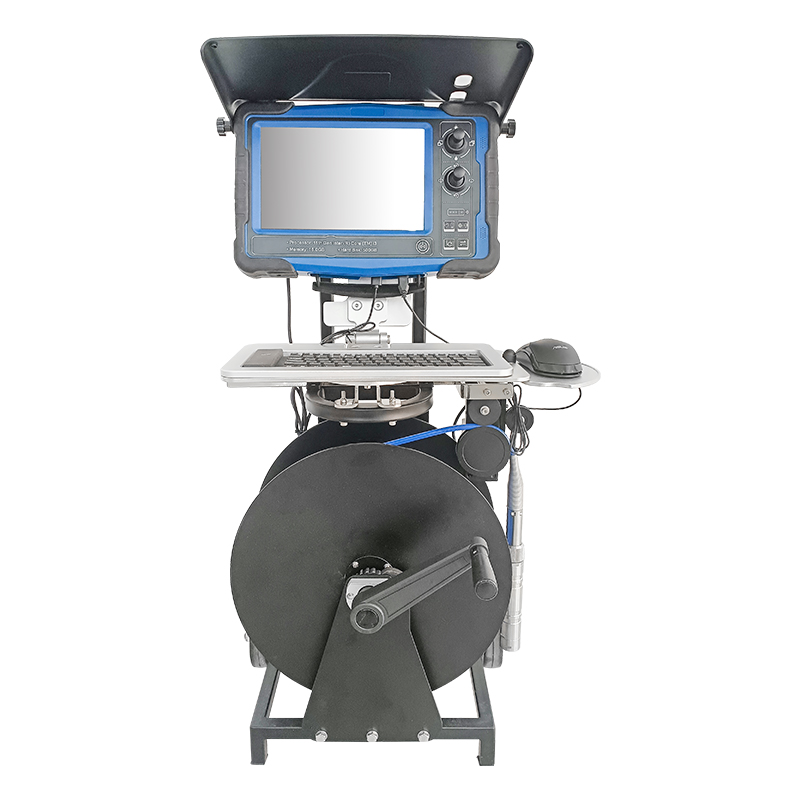 Deep water well inspection with 32mm camera head